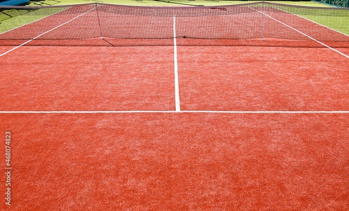 Red clay court © BillionPhotos.com