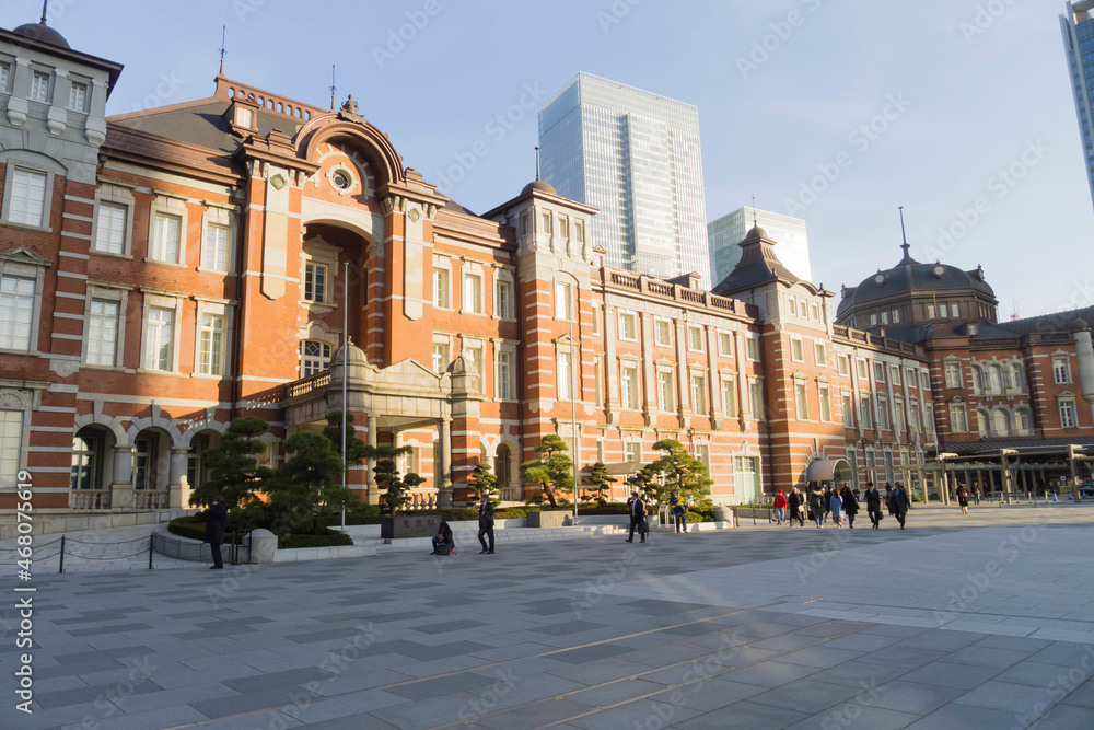 Marunouchi Plaza and Red Brick Tokyo Station