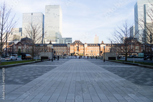 Gyoko Dori and Marunouchi Plaza of Tokyo Central Station