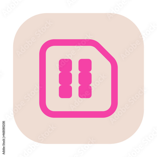 icon simcard Cherry blossoms theme