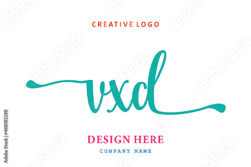 VXD lettering logo is simple, easy to understand and authoritative photo