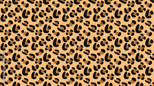 seamless leopard skin vector pattern for fabric, wallpaper, wrapping paper, craft, texture and others. seamless jaguar skin vector, seamless cheetah skin vector, seamless cougar skin, animal print.