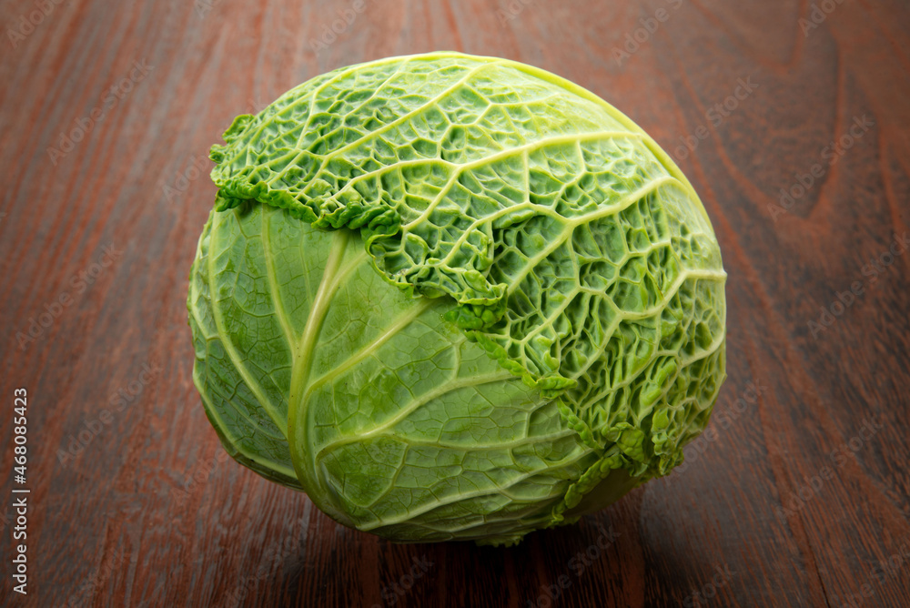 Fototapeta premium 西洋野菜のサボイキャベツ