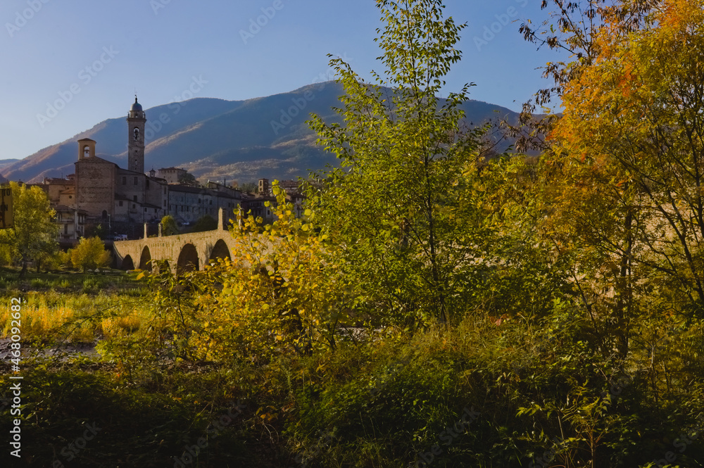 autumn landscape in italy