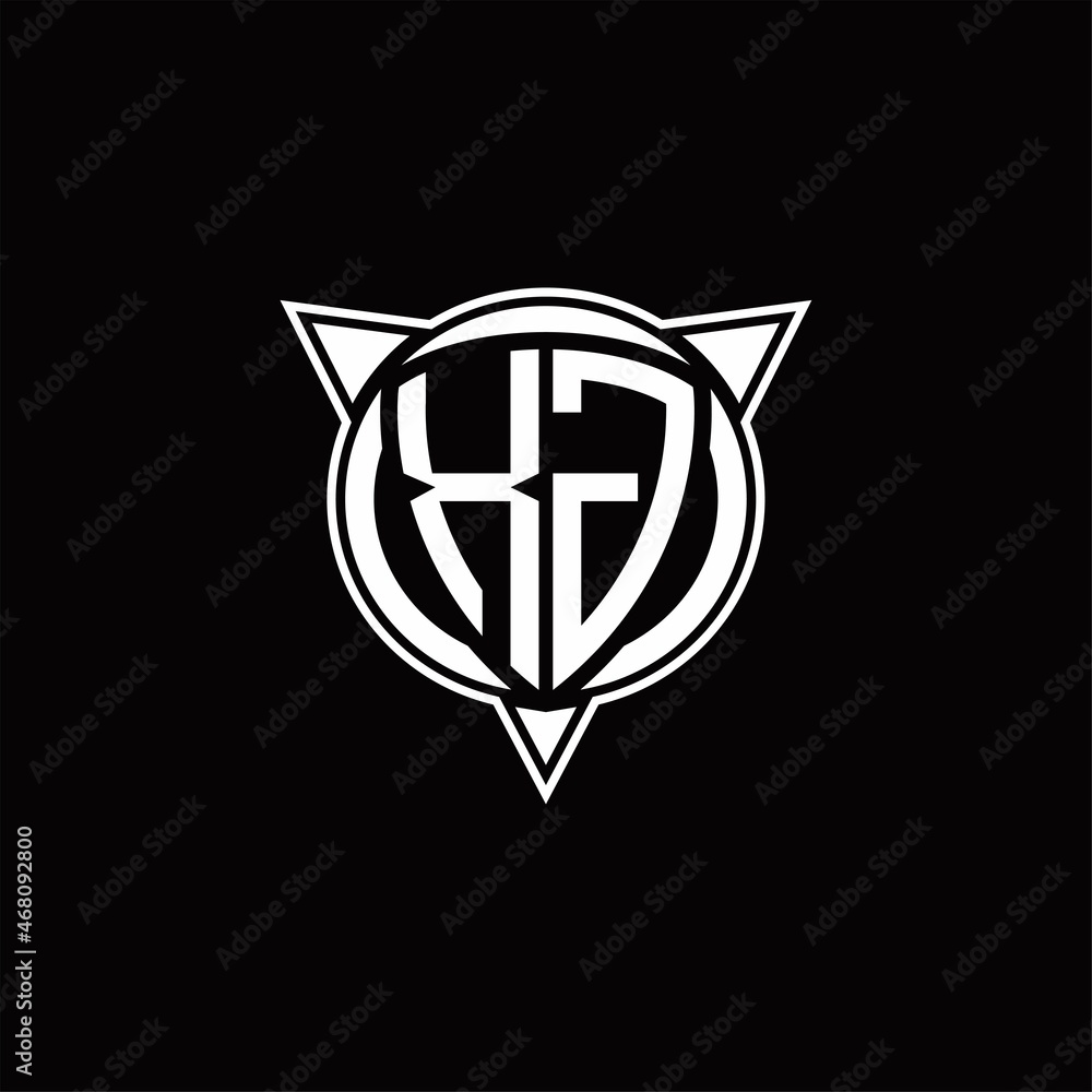 XG Logo monogram isolated with circle shape and three arrow design template XG Logo monogram isolated with circle shape and three arrow design template