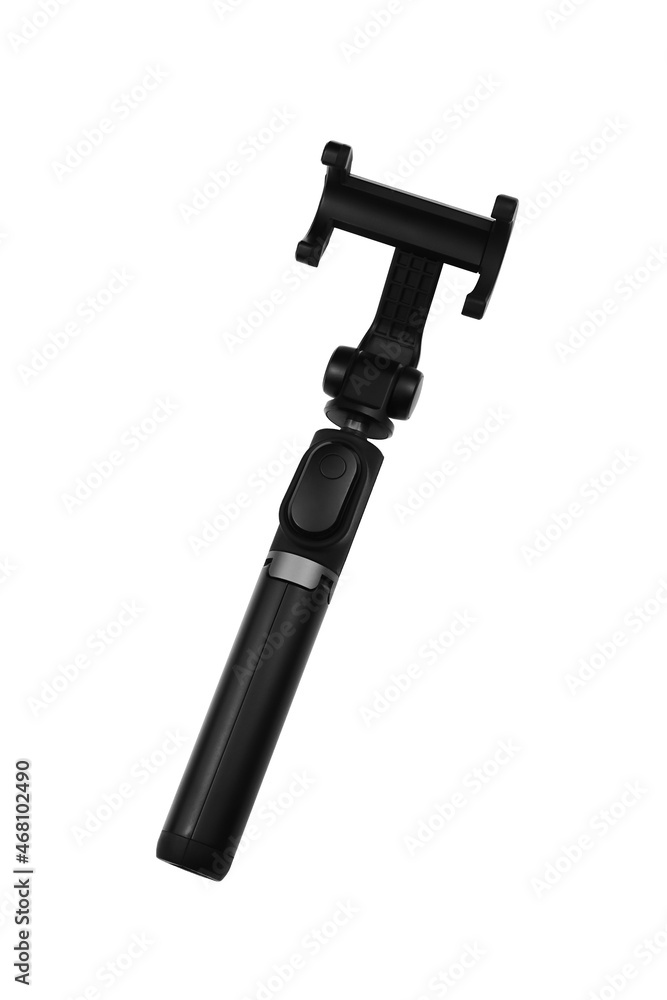 Smartphone tripod isolated on white background. Smartphone tripod isolated on white background.