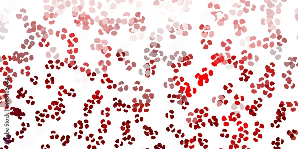 Light red vector backdrop with chaotic shapes. Light red vector backdrop with chaotic shapes.