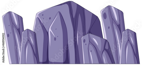 Stalactite stalagmite in cartoon style