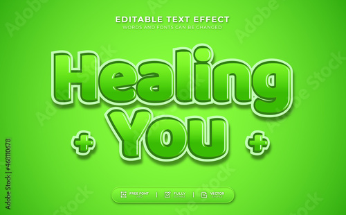 Healing You Editable Text Effect