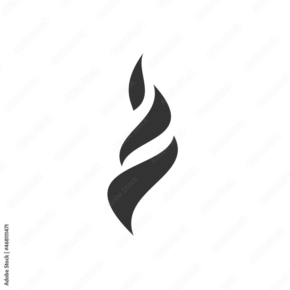 Smoke flat icon isolated vector illustration. Smoke flat icon isolated vector illustration.
