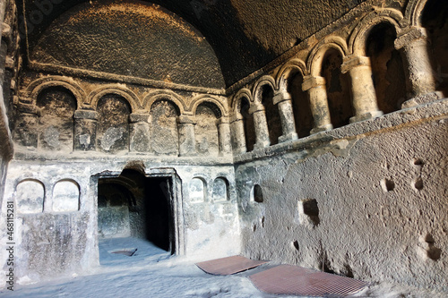 Selime Cathedral in Cappadocia, Turkey photo