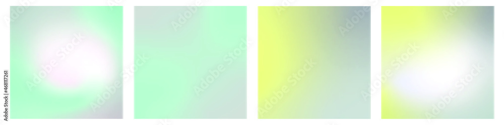 Set of vector, gentle, pastel, simple, trendy gradients. 2022, 2023 collection of modern colors. Palette for decoration and design. Isolated palettes. Stretching color. Green, yellow, gray, white. Set of vector, gentle, pastel, simple, trendy gradients. 2022, 2023 collection of modern colors. Palette for decoration and design. Isolated palettes. Stretching color. Green, yellow, gray, white.