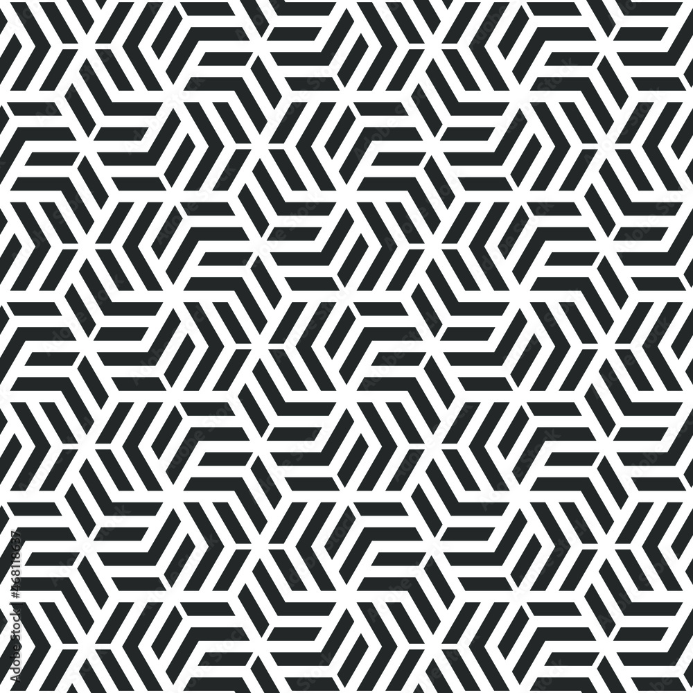 Hexagon art seamless pattern background. Hexagon art seamless pattern background.