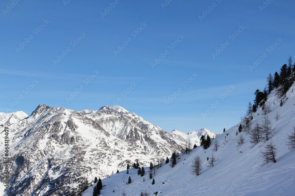 Fototapeta premium Alps in Solden Austria