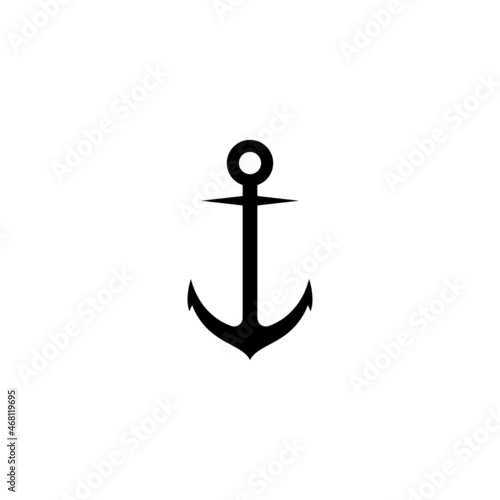 anchor icon design template vector isolated illustration