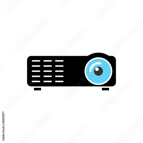 lcd projektor  icon design template vector isolated illustration
