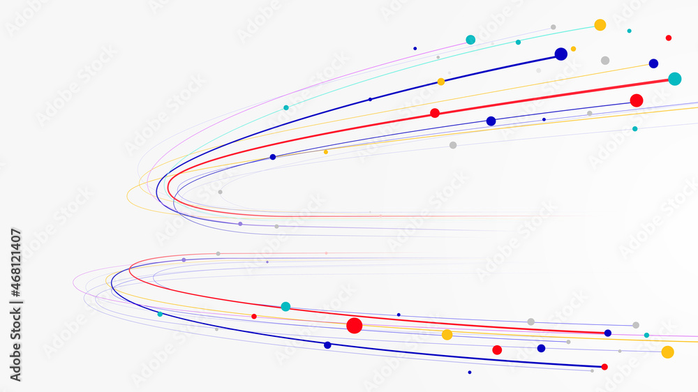 Futuristic data network connection background Futuristic data network connection background