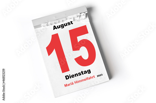 15. August 2023 Mariä Himmelfahrt