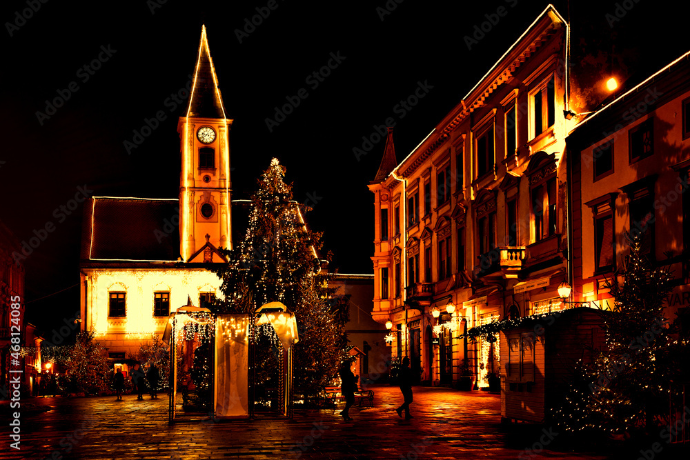 Christmas street Varazdin