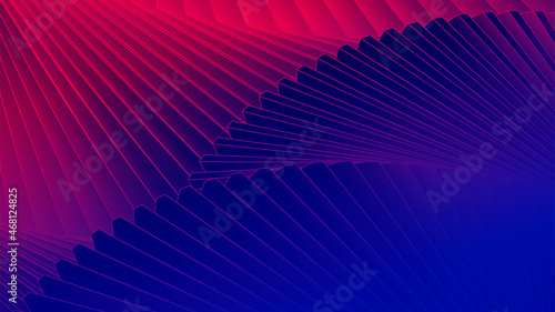 Neon geometric dynamic elements abstract background