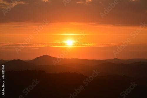 sunrise over the mountains © areeb