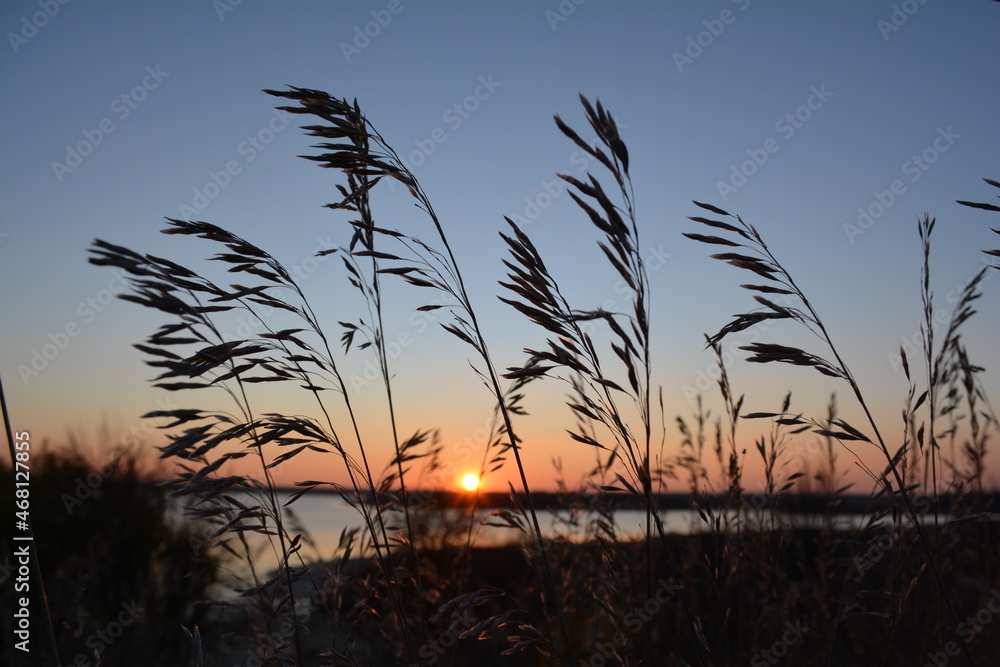 Sunset on Lake Supiy 