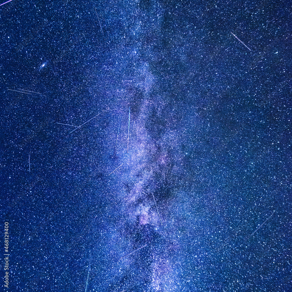 Obraz premium night sky with stars galaxy