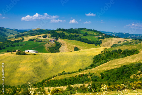Country landscape near Castrocaro and Predappio  Emilia-Romagna