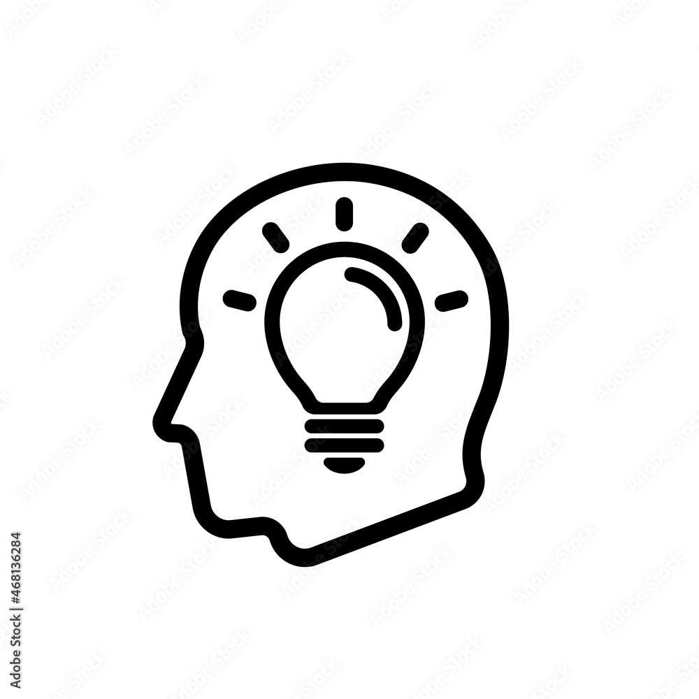 Creative, inspiration vector icon illustration Creative, inspiration vector icon illustration