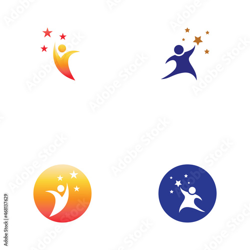 People star logo and vector images