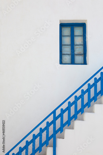 Detail of a building in Plaka village  Milos island  Greece