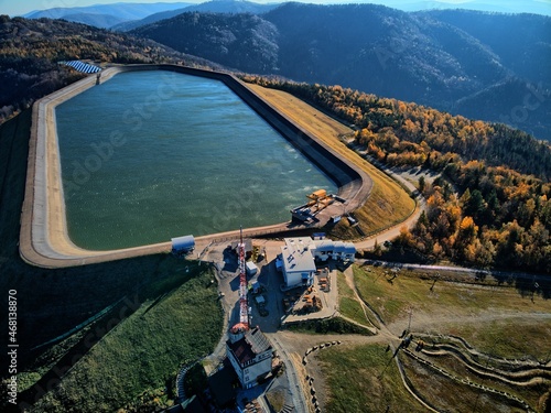 hydroelectric power plant on Mount Żar in Bielsko-Biała	 photo