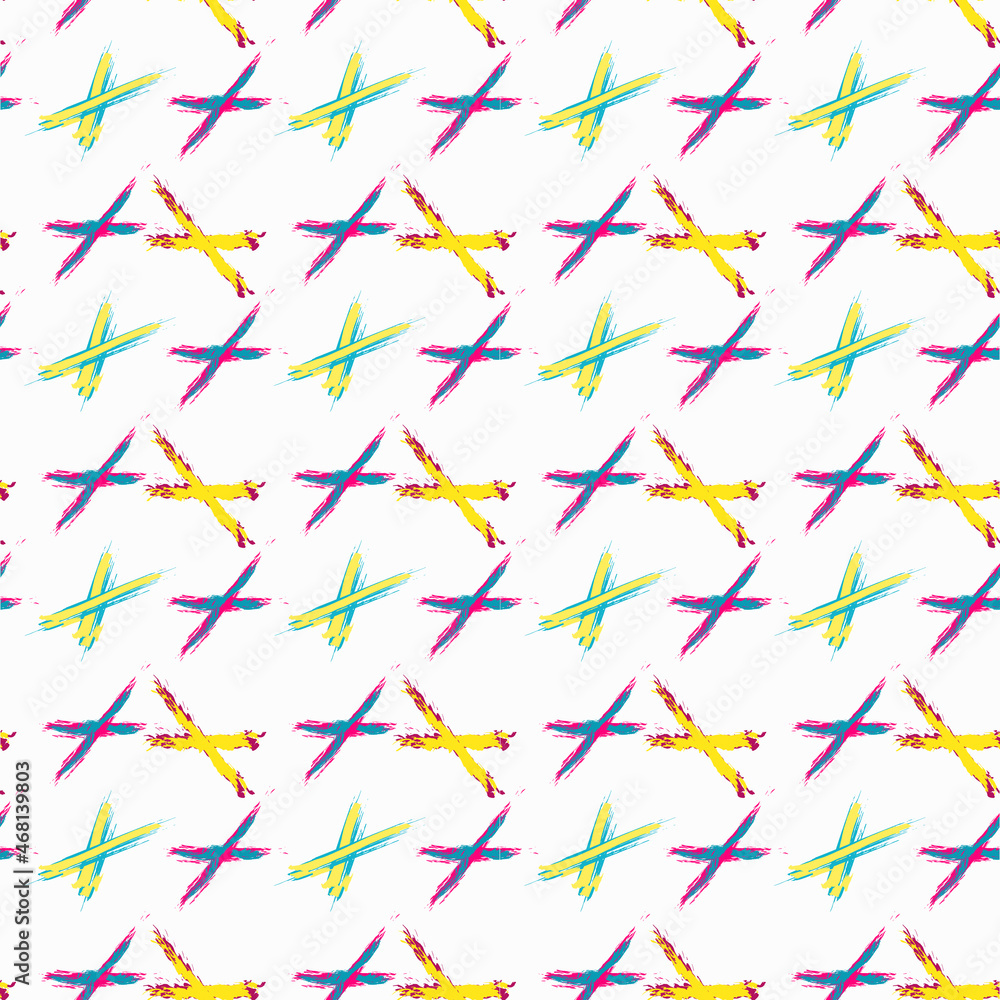 abstract colored background of graffiti beautiful polygons Bright geometric seamless pattern