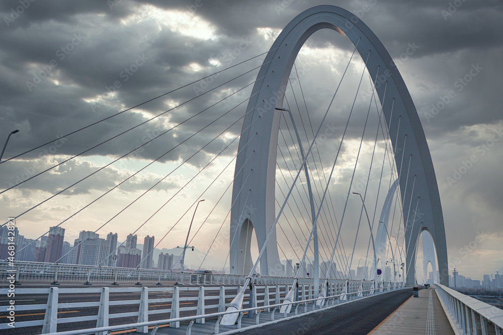 Obraz premium New Shougang Bridge Overpass