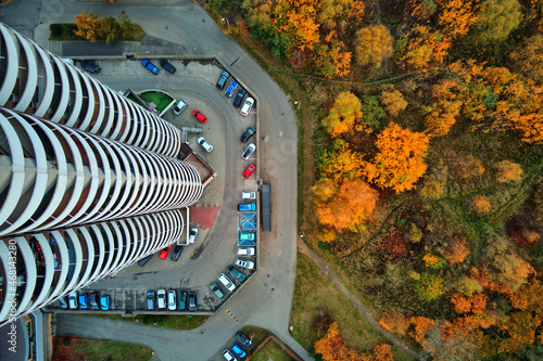 residential blocks of the millennium housing estate in Katowice	 photo