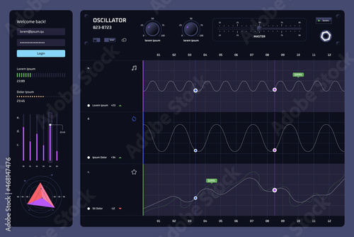 elements of infographics and statistics
