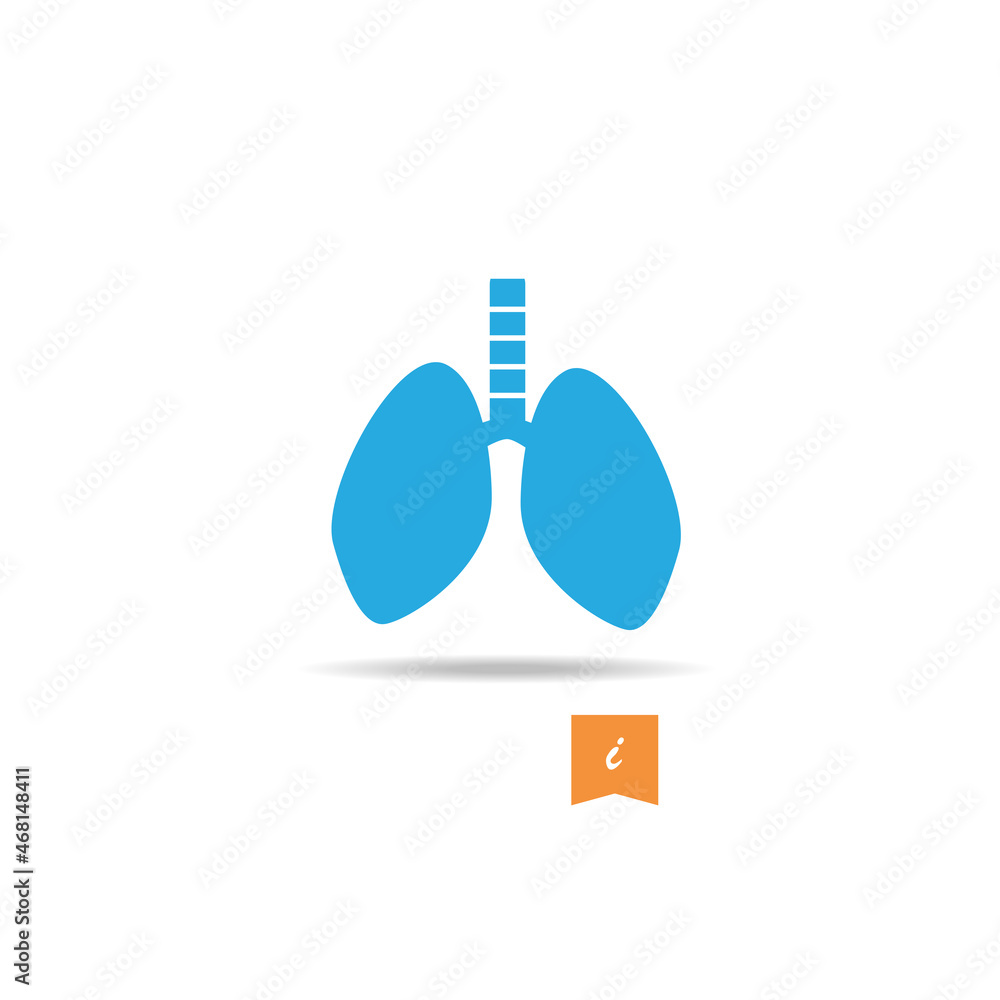Lungs icon vector isolated on white background. Trendy lungs icon in flat style. Template for app, logo and ui. Icon lungs for your web site, office poster and placard.Modern lungs icon, eps 10 Lungs icon vector isolated on white background. Trendy lungs icon in flat style. Template for app, logo and ui. Icon lungs for your web site, office poster and placard.Modern lungs icon, eps 10
