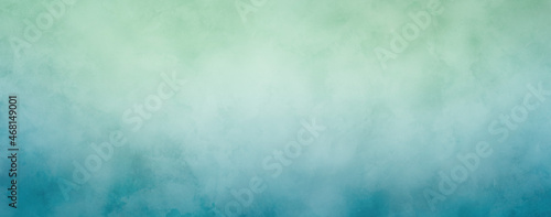 Abstract Of Blue Green Turquoise Watercolor Background Soft Smooth Blank Space for Text