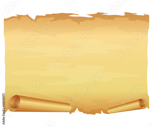 Big golden scroll of parchment