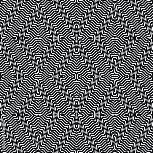 Realistic optical illusion psychedelic box background