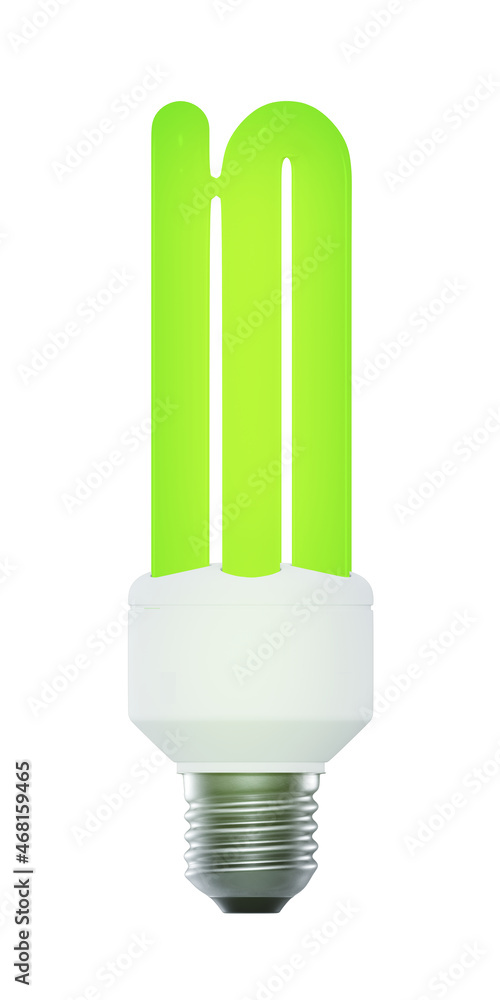 bulb eco friendly green energy isolated render 3d. Isolated on white background bulb eco friendly green energy isolated render 3d. Isolated on white background
