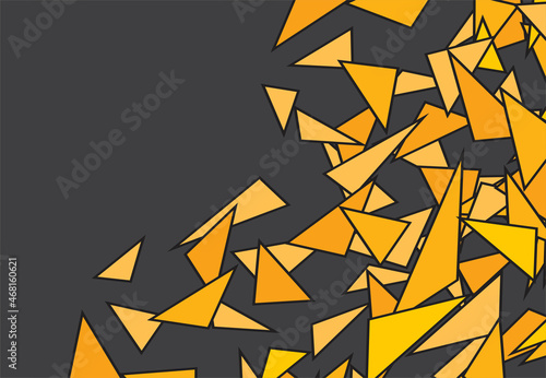Abstract background with irregular triangle pattern