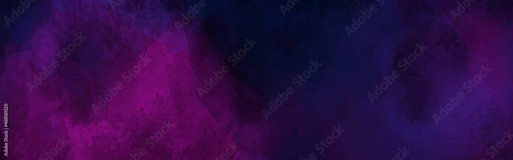 abstract purple watercolor grunge texture background with powder smoke effect. Crimson colored abstract wall background with textures of different shades of crimson