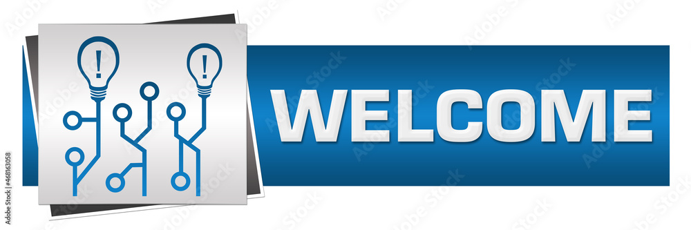 Welcome Circuit Bulbs Blue Grey Horizontal Welcome Circuit Bulbs Blue Grey Horizontal