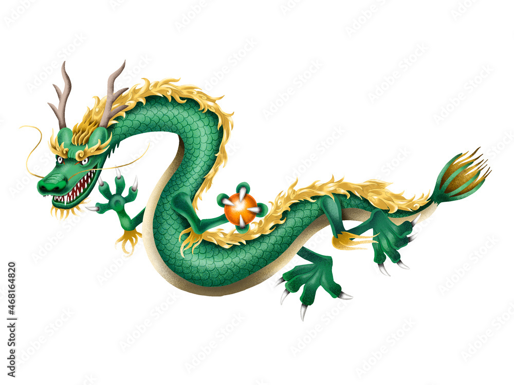 Obraz premium 龍(ドラゴン)