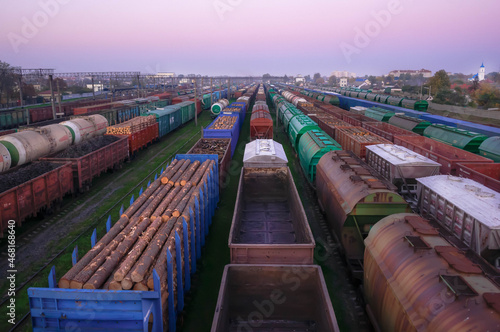 transit, trains, transportation of goods. the railroad is expensive. import and export. Export of timber 