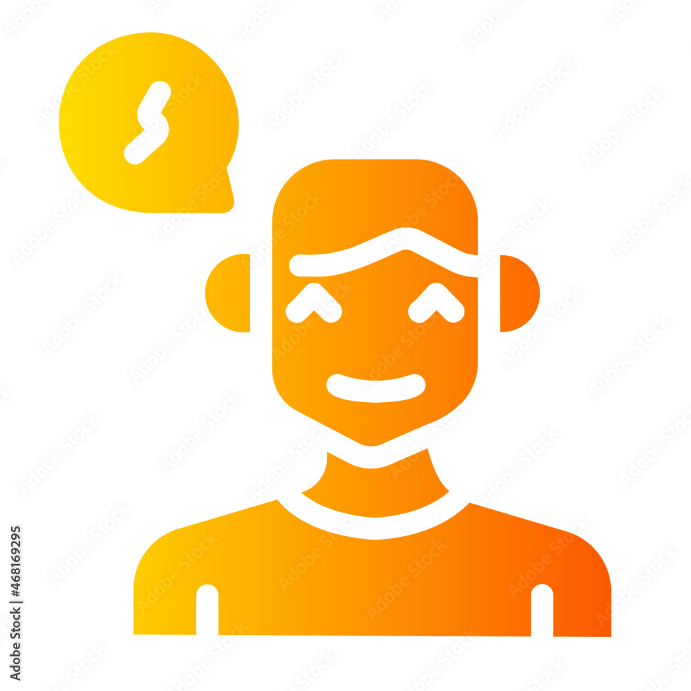 headache gradient icon