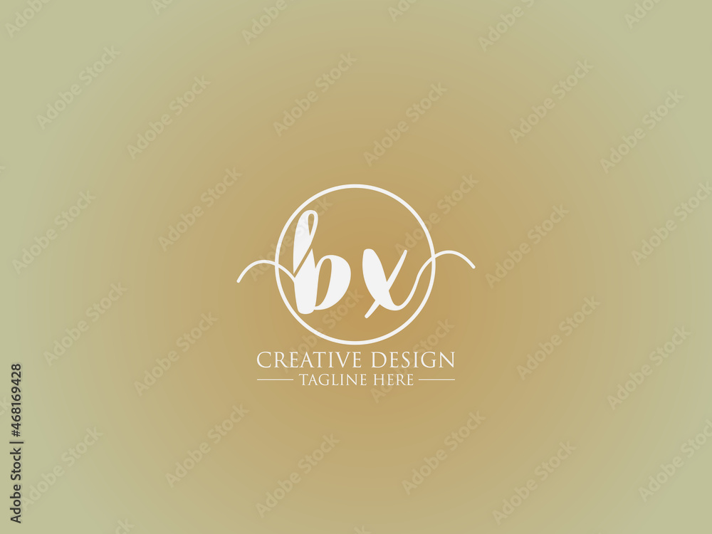 Initials BX Logo Vector Template and luxury monogram logo. Initials BX Logo Vector Template and luxury monogram logo.