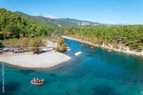 Köprülü Kanyon National Park. Bridge and water resources. Manavgat, Antalya, Turkey. photo