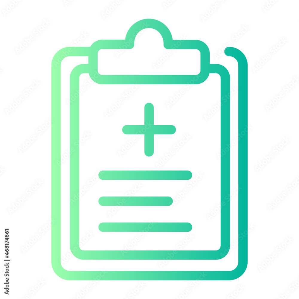 medical file gradient icon medical file gradient icon